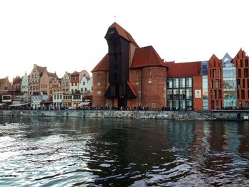 Buildings at waterfront