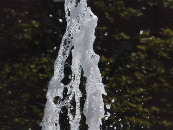 Close-up of splashing water