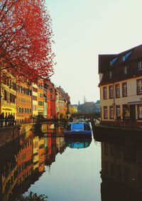 Boats in canal