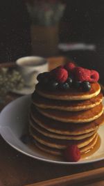 Close-up of cake on plate