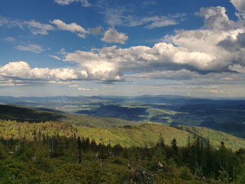 Scenic view of landscape against sky