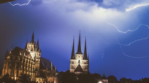 Low angle view of cathedral against sky