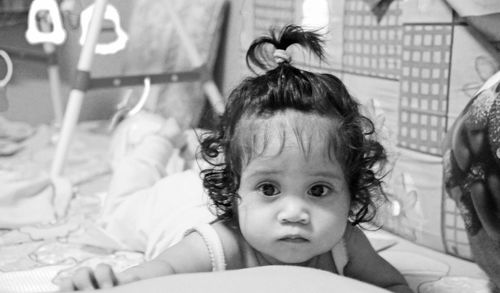Portrait of cute baby