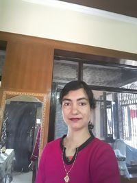 Portrait of a smiling young woman