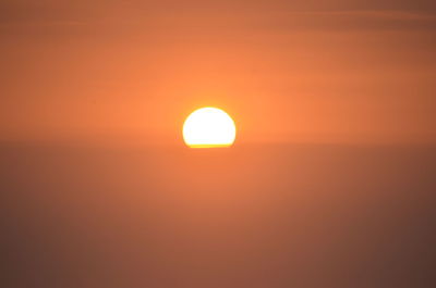 Scenic view of sky at sunset