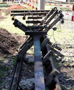 Rusty metal structure