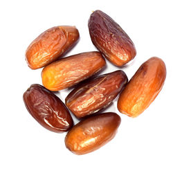 High angle view of fruits on white background