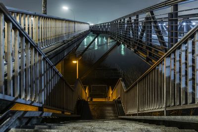 View of bridge over river