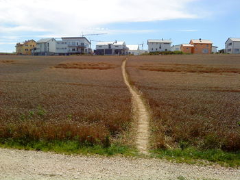 Road leading to house