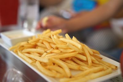 Close-up of food on plate