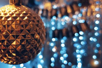 Close-up of christmas decorations