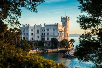 Buildings at waterfront