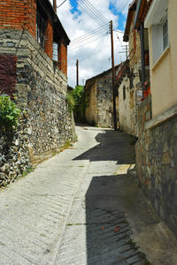 Houses against sky