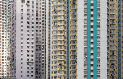 Full frame shot of residential buildings