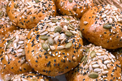 Close-up of bread in store