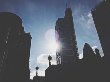 Low angle view of building against sky