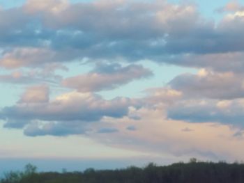 Scenic view of cloudy sky