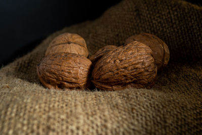 Close-up of bread on table