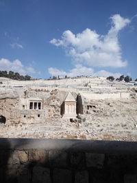 Old ruins against sky