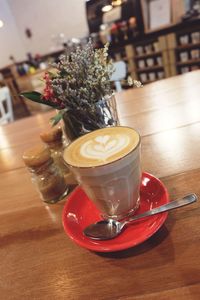 Close-up of red wine