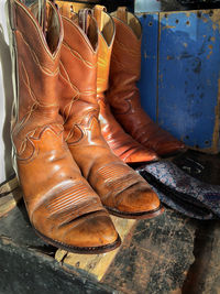 Close-up of messy background