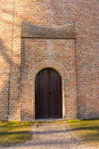 Entrance of building