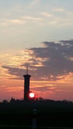 Scenic view of sky at sunset