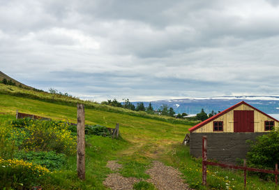 Scenic view of landscape against sky