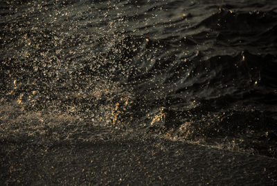 Full frame shot of rocks at beach
