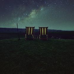 Low angle view of stars against sky at night