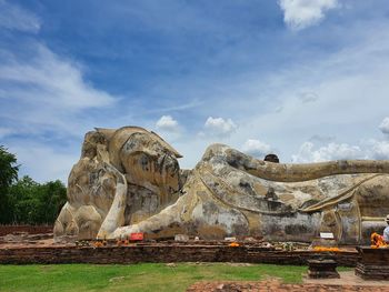 Buddha statue in ayutthaya