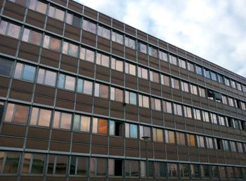 Low angle view of modern building