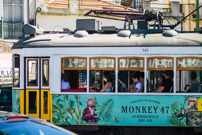 Group of people in train