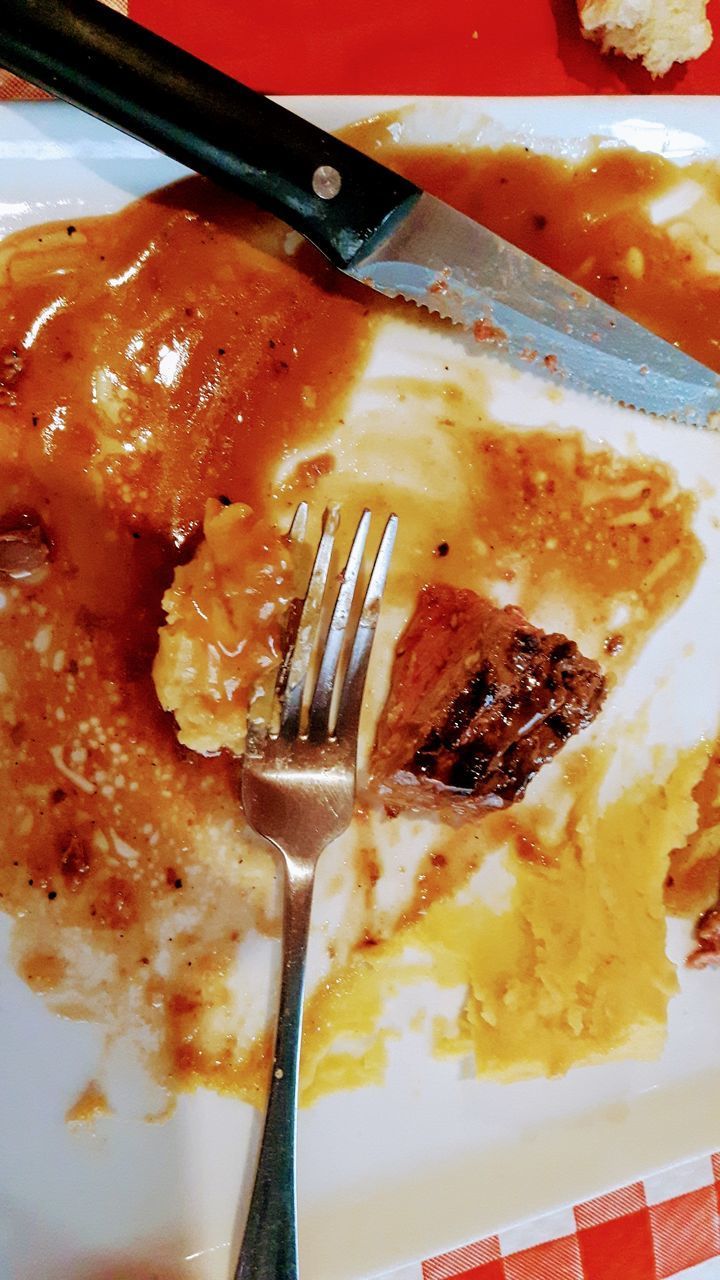 CLOSE-UP OF CAKE SERVED ON PLATE