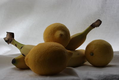 Close-up of fruits on table