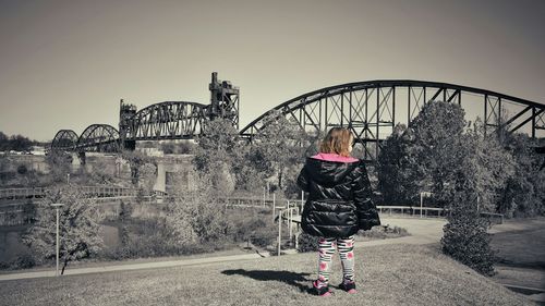 Woman standing in park
