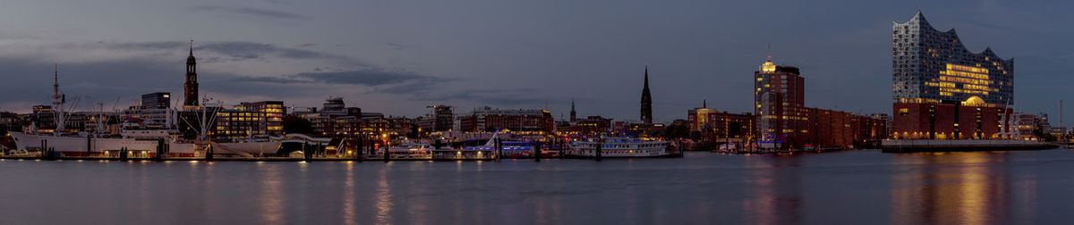 View of buildings at waterfront