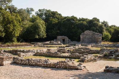Old ruins against sky