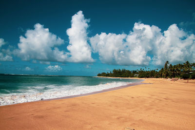 Panoramic view of sea against sky