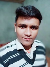 Close-up portrait of boy