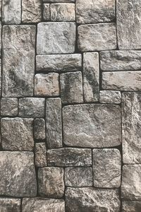 Full frame shot of stone wall
