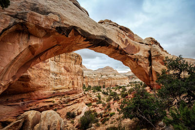 View of rock formations