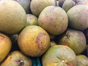 Full frame shot of fruits for sale at market stall