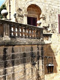 Low angle view of old building