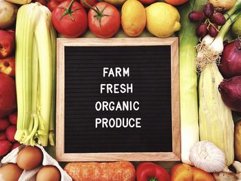 Various fruits on table