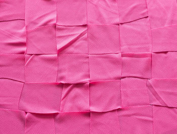 Full frame shot of pink fabric