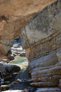 Close-up of rock formation