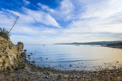 Sal beach in casares, malaga, spain