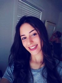 Portrait of smiling young woman