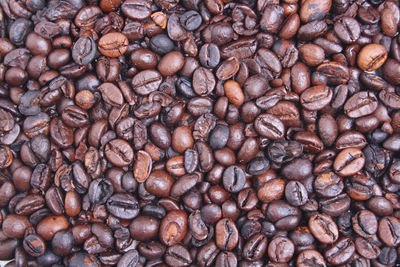 Full frame shot of coffee beans